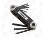 8pcs Torx Folding Pocket Hex Allen Key Wrench Driver Set Easy Grip New